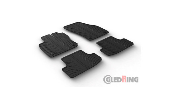 Gummimattor lämplig för Audi Q2 11/2016- (4-delad), bild 2