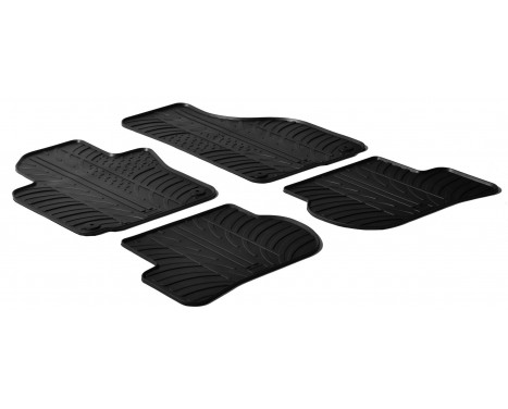 Gummimattor lämplig för Skoda Octavia II 2004- (även 2008-)