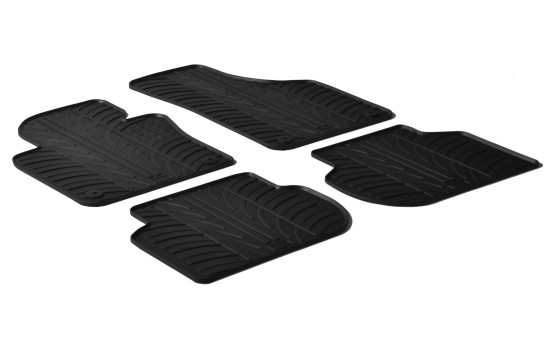 Gummimattor lämplig för Volkswagen Jetta 2011- (T-Design 4-delad)