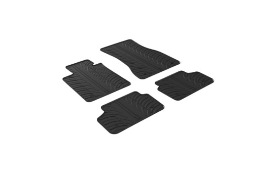Gummimattor lämpliga för BMW 5-serie G30/G31 2017- 4-delad