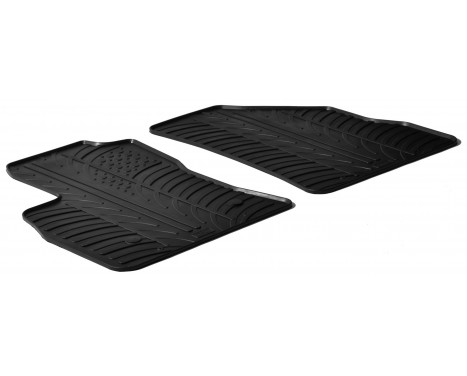 Gummimattor lämpliga för Fiat Doblo Cargo 3 dörrar 2010-