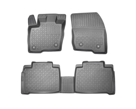 Gummimattor lämpliga för Ford Galaxy III / Ford S-Max II 2015+ (inkl. Facelift / 5&7-Sits)