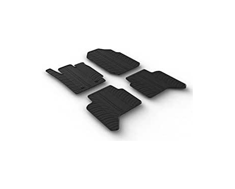 Gummimattor lämpliga för Ford Ranger Double Cab 5/2013- (4-delad)