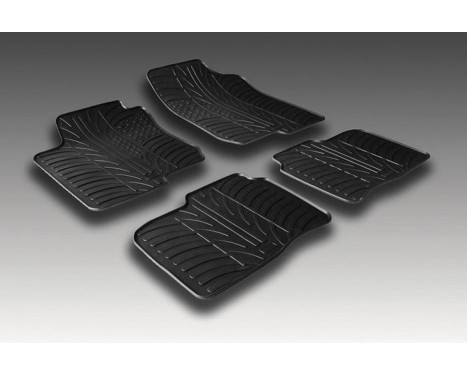 Gummimattor lämpliga för Hyundai i30 / Kia Cee'd 2007-2011 (T-Design 4-delad), bild 2