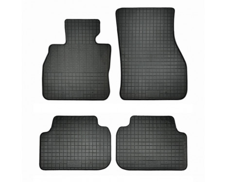 Gummimattor lämpliga för Mini Clubman F54 2015- (4-delade med monteringspunkter)