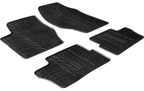 Gummimattor lämpliga för Peugeot 307/308 SW 3+5 dörrar (4-delat)