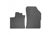 Gummimattor lämpliga för Renault Express Cargo 2021- (2-delade med monteringspunkter)