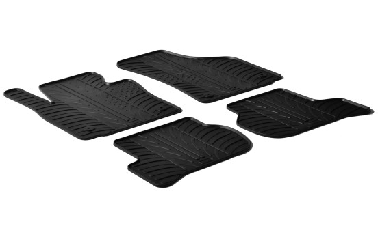 Gummimattor lämpliga för Seat Leon + cupra 1P 2005-2013