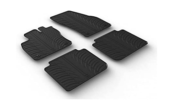 Gummimattor lämpliga för Seat Tarraco 2019- (T-Design 4-delad)