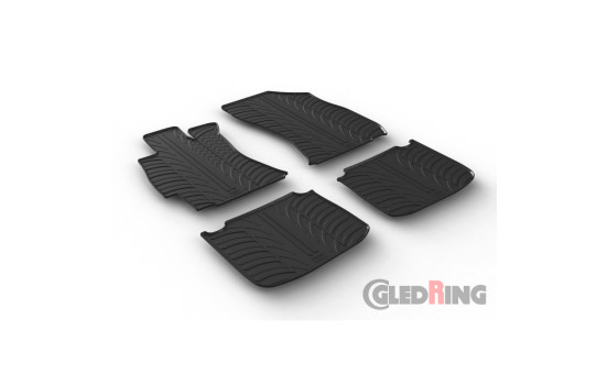 Gummimattor lämpliga för Subaru Outback 11/2014- (T-Design 4-delad), bild 2