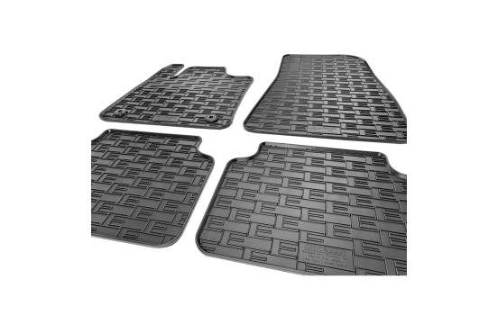Gummimattor lämpliga för Volvo C40 Recharge 2021- (4-delade med fästpunkter), bild 5