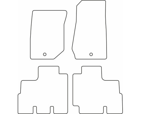Mats Velour lämplig för Jeep Wrangler III (JK) 2007-2018, bild 6