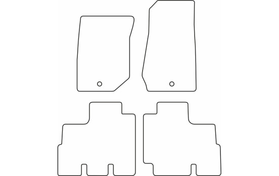 Mats Velour lämplig för Jeep Wrangler III (JK) 2007-2018, bild 6