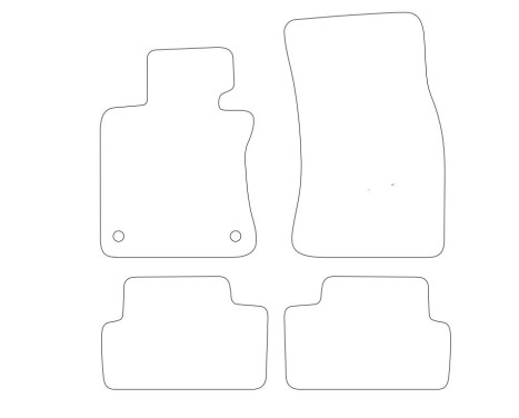 Velour bilmattor BMW 6-serie E64 Cabriolet 2005- 4 st., bild 2