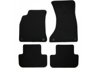 Velour Bilmattor för Audi A4 2009- 4 delar