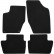 Velour Bilmattor för Peugeot 308 2008-2013 4 delar