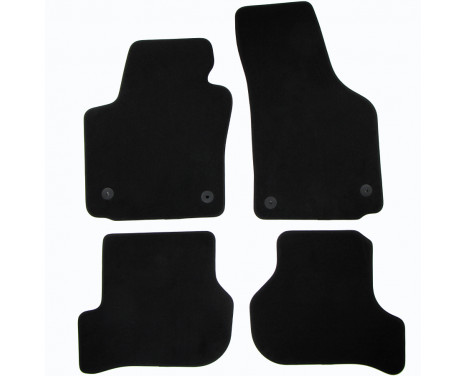 Velour Bilmattor för Seat Leon 2008-2012 4 delar