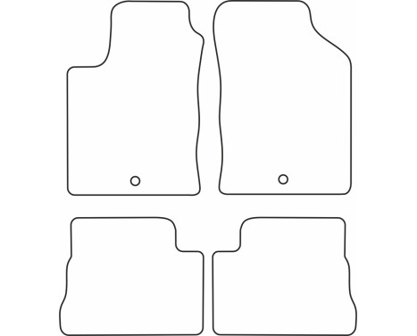 Velour bilmattor lämplig för Hyundai Getz 2002-2008, bild 6