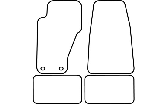 Velour bilmattor lämplig för Jeep Grand Cherokee 1993-2005, bild 6