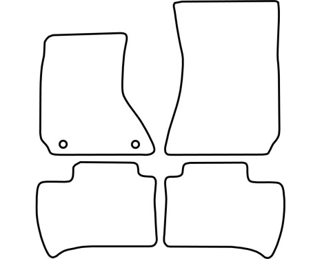 Velour bilmattor lämpliga för Daihatsu Terios 1997-2006, bild 6