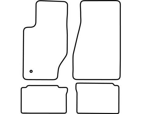 Velour bilmattor lämpliga för Jeep Grand Cherokee 2005-2010, bild 6