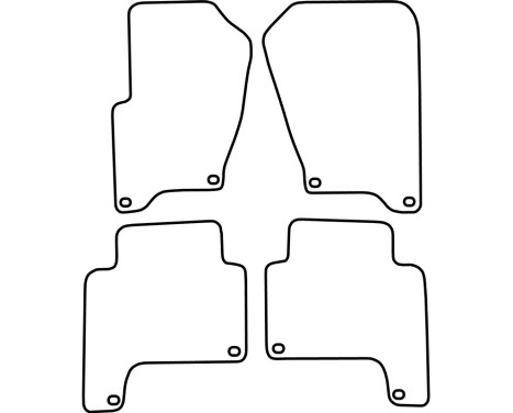Velour bilmattor lämpliga för Range Rover Sport 2005-2013, bild 6