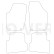 Velour bilmattor Skoda Fabia 2007-2013 4 st., miniatyr 2