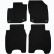 Velourmattor för bilar, lämpliga för Honda Civic 2012-, 4-delade