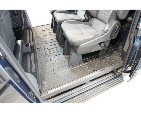 Gummimatta lämplig för Ford Tourneo Custom 2nd row L1/L2 2013+ (inkl. Facelift), bild 2