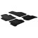 Gummimattor lämplig för Skoda Yeti 2009-2013 (T-Design 4-delad + monteringsklämmor)