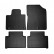 Gummimattor lämpliga för Kia Sorento IV (MQ4) 2020- exkl. Hybrid (4-delat + monteringssystem)