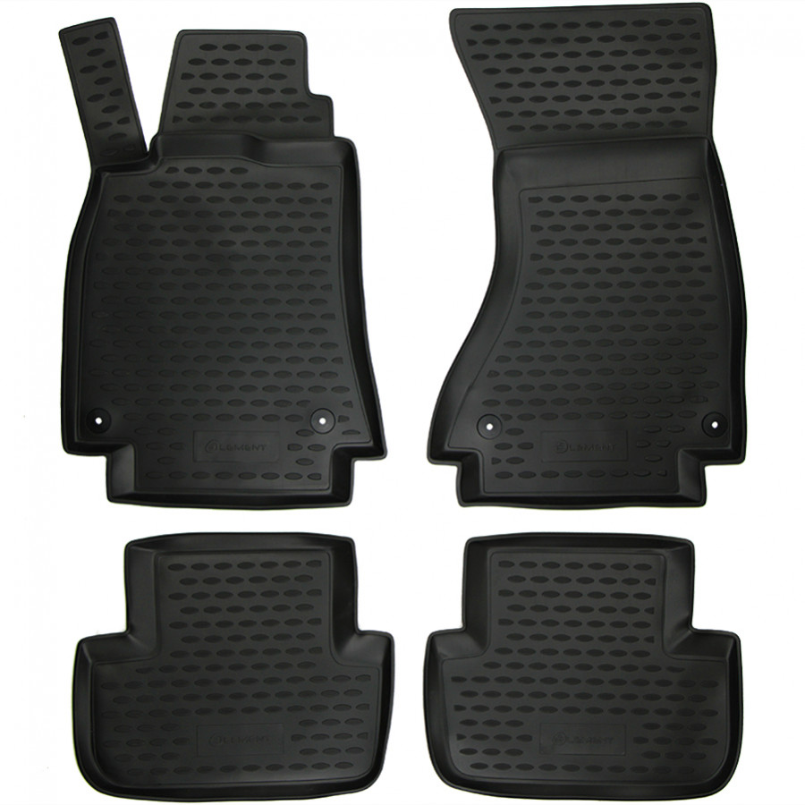 Gummimattor For Audi A4 B8 Fran 2007 Till 2015 4 Delar Winparts Se Skraddarsydda Gummimattor