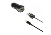 Celly billaddare MFI USB 2.4A svart
