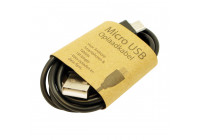 GrabNGo Micro USB-laddningskabel svart