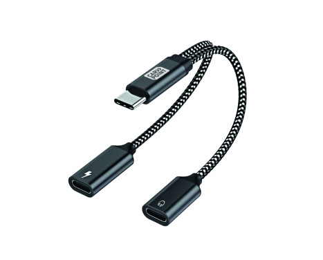 Carpoint 2-i-1-adapter USB-C > 2X USB-C-splitter, bild 5