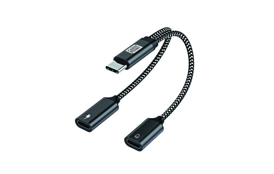 Carpoint 2-i-1-adapter USB-C > 2X USB-C-splitter, bild 5