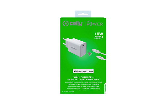Celly Fast laddare USB-C-kabel för hemmet, bild 2