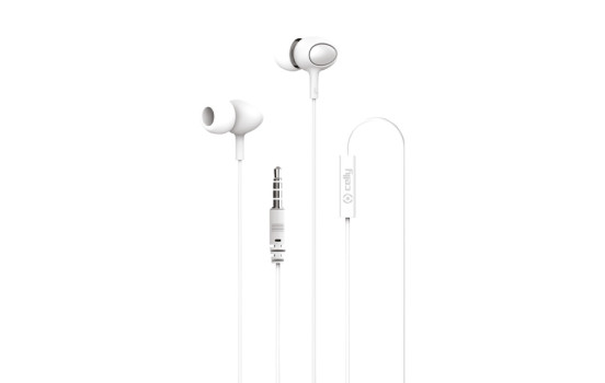 Celly hörlurar Stereo 3,5 mm vit, bild 3