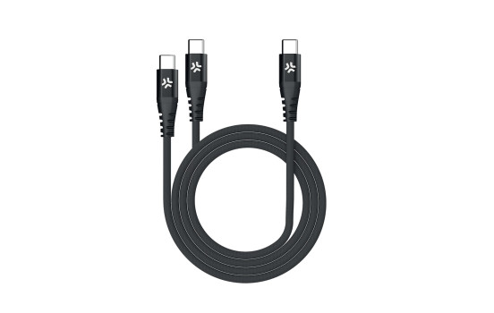 Celly USB-C till dubbel USB-C-kabel, bild 2