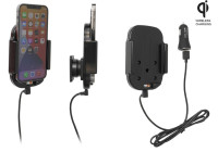 Apple iPhone 12/ 12 Pro Qi Wireless Aktiv justerbar hållare med 12V USB-kontakt