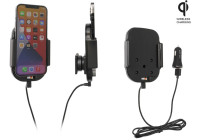 Apple iPhone 12 Pro Max Qi Wireless Aktiv justerbar hållare med 12V USB-kontakt