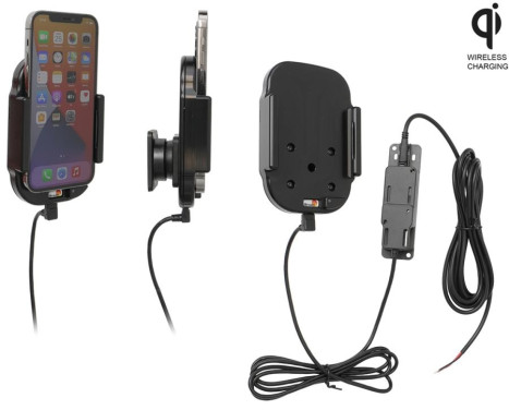 Apple iPhone 12 Qi Wireless Active hållare med fast strömförsörjning