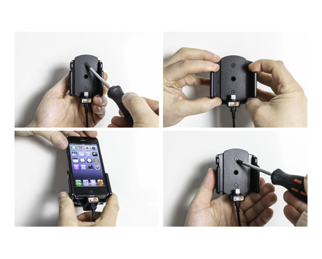 Apple iPhone 5 / 5C / 5S / SE Aktiv justerbar hållare med fast strömförsörjning, bild 5