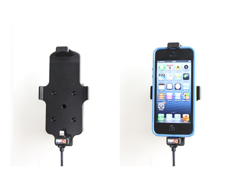 Apple iPhone 5 / 5S / SE Aktiv hållare med eller utan skal 12V USB-kontakt, bild 2