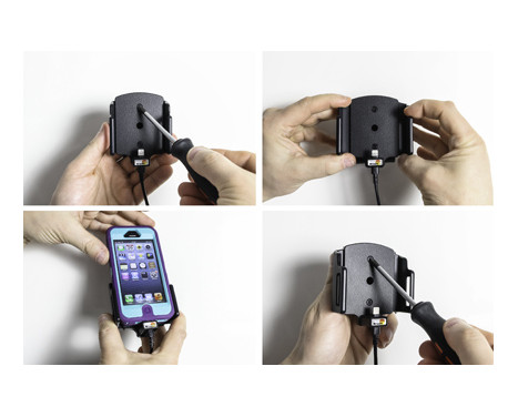 Apple iPhone 5 / 5S / SE Aktiv justerbar hållare med 12V USB-kontakt, bild 5
