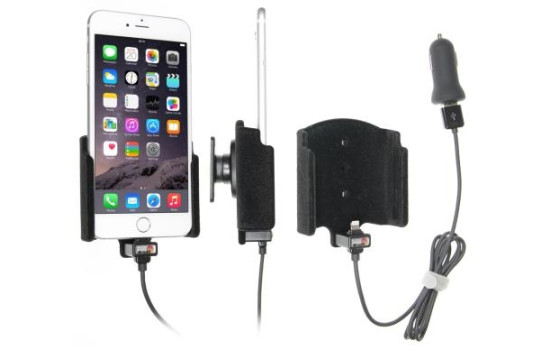 Apple iPhone 6 Plus / 6S Plus / 7 Plus / 8 Plus / Xs Max Aktiv hållare med 12V USB-kontakt
