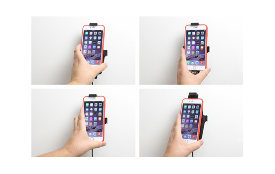 Apple iPhone 6 Plus/6S Plus/7 Plus/8 Plus/Xs MaxActive hållare med solid strömförsörjning (med skal), bild 3