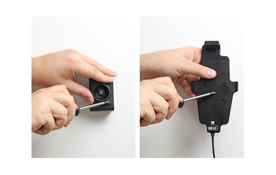 Apple iPhone 6 Plus/6S Plus/7 Plus/8 Plus/Xs MaxActive hållare med solid strömförsörjning (med skal), bild 4