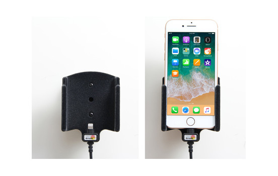 Apple iPhone 8 / SE 2nd Generation 2020 Aktiv hållare med 12V USB-kontakt (klädd), bild 3