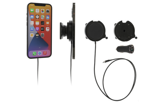 Apple iPhone MagSafe Laddare/Swivel, Aktiv hållare med 12V USB SIG-kontakt